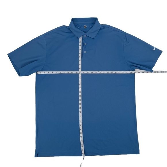 Nike Golf Blue Short Sleeve Collared Polo Shirt Size XXL Men's - Picture 5 of 7